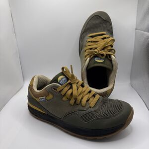 LEMS Trailhead Shoes Mens 8 (D) Green Activewear Hiking Nature Outerwear Lace Up